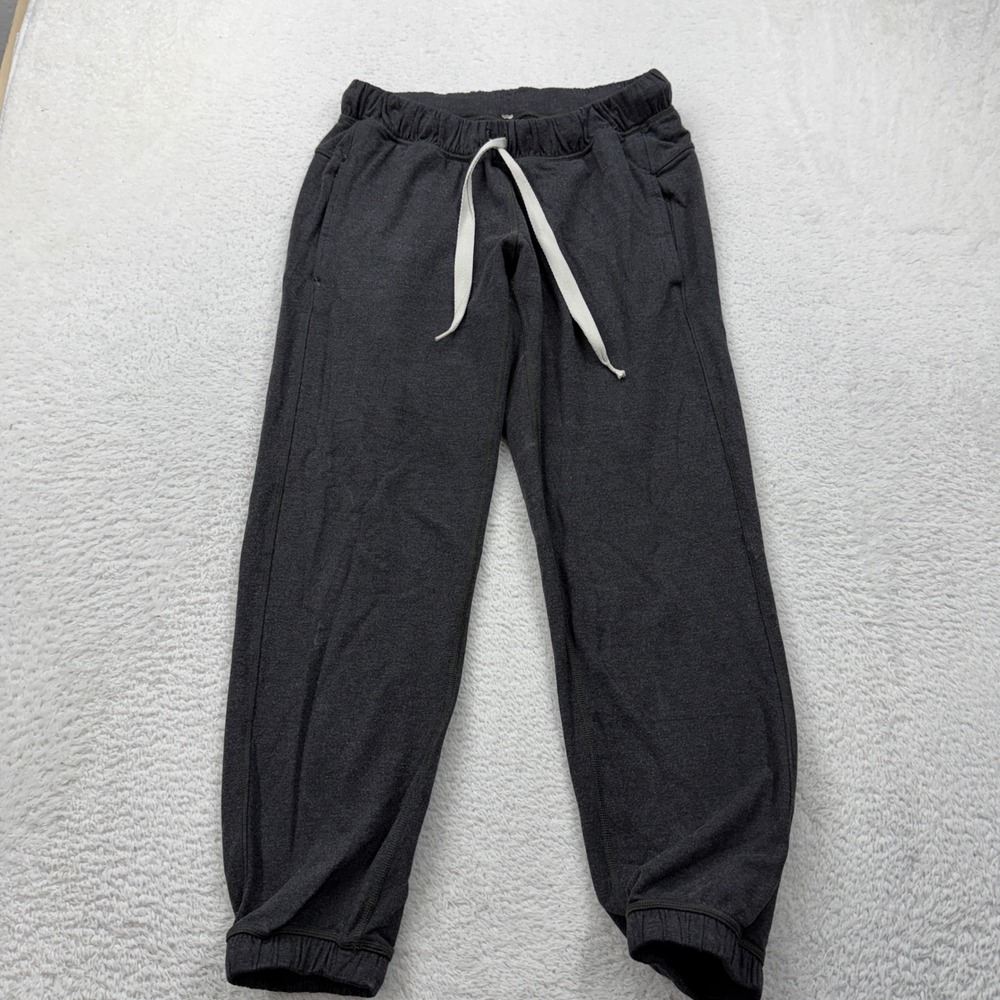 Lululemon Ready to Rulu Jogger Heathered Black Anthracite Size 8 Slim Fit Pants